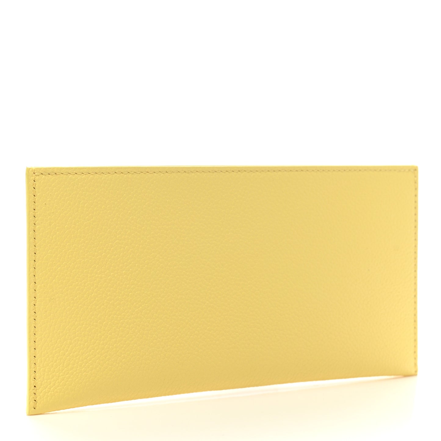 Calfskin Felicie Card Holder Insert Yellow