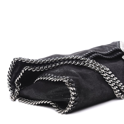 Stella McCartney Shaggy Deer Falabella Fold Over Tote Black 5 of 10