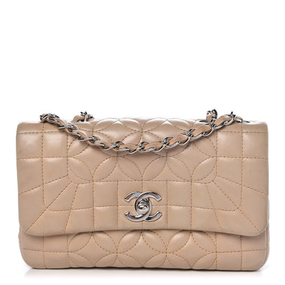 Chanel Lambskin Mini Lady Graphic Flap Ivory 1 of 19