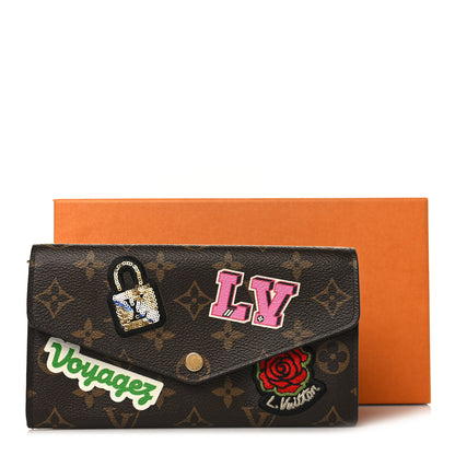 Louis Vuitton Monogram Travel Stickers Sarah Wallet 8 of 8
