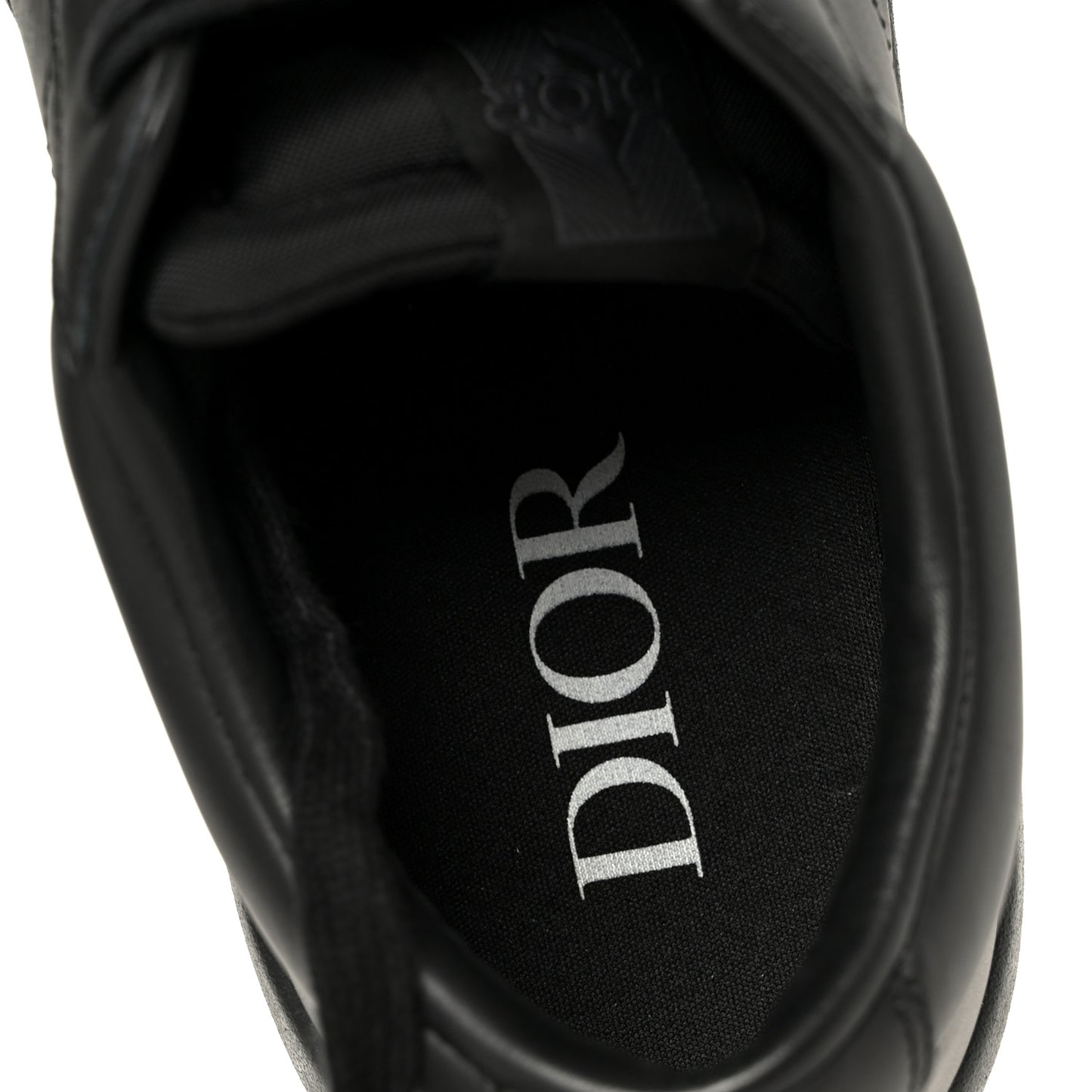 Smooth Calfskin Suede Mens B101 Low Top Sneakers 42.5 Black