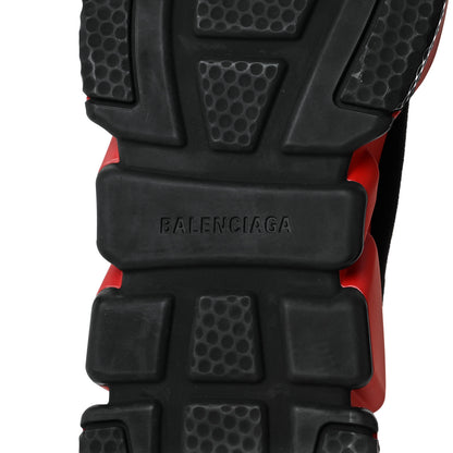 Balenciaga Neoprene Knit Mens Speed Clear Sole Sneakers 45 Black Red 7 of 7