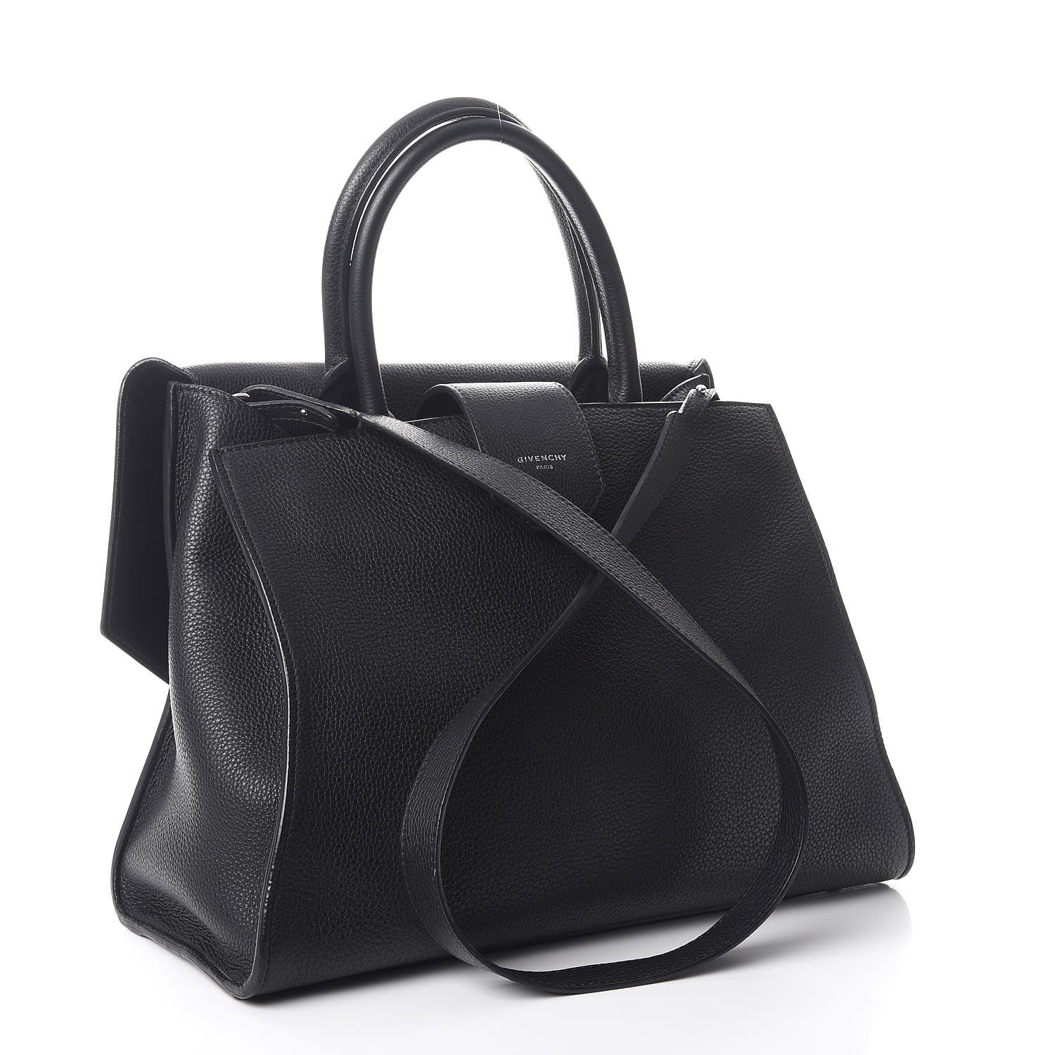 Givenchy Calfskin Large Obsedia Satchel Black 3 of 11