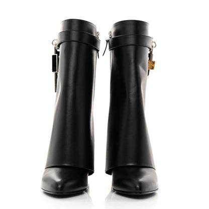 Givenchy Calfskin Shark Lock Ankle Boots 39 Black 2 of 8