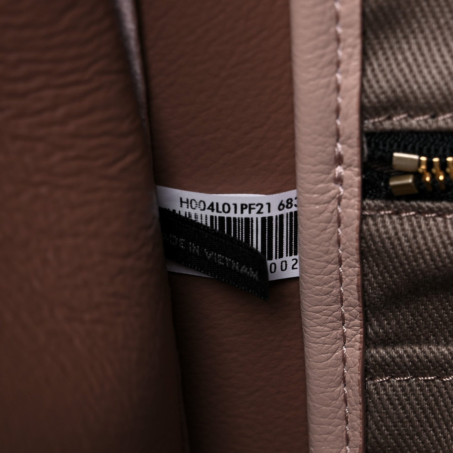 Grained Calfskin The Tote Bag Rose Dust