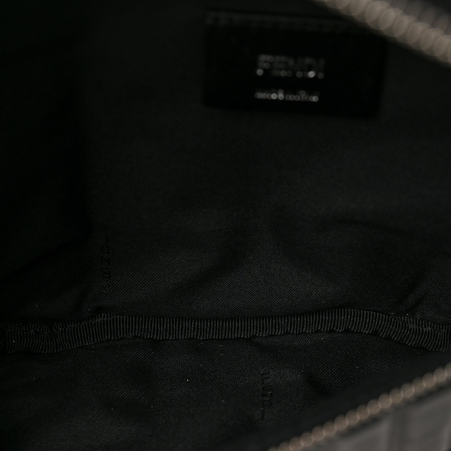 Nappa FF 1974 Embossed Belt Bag Black