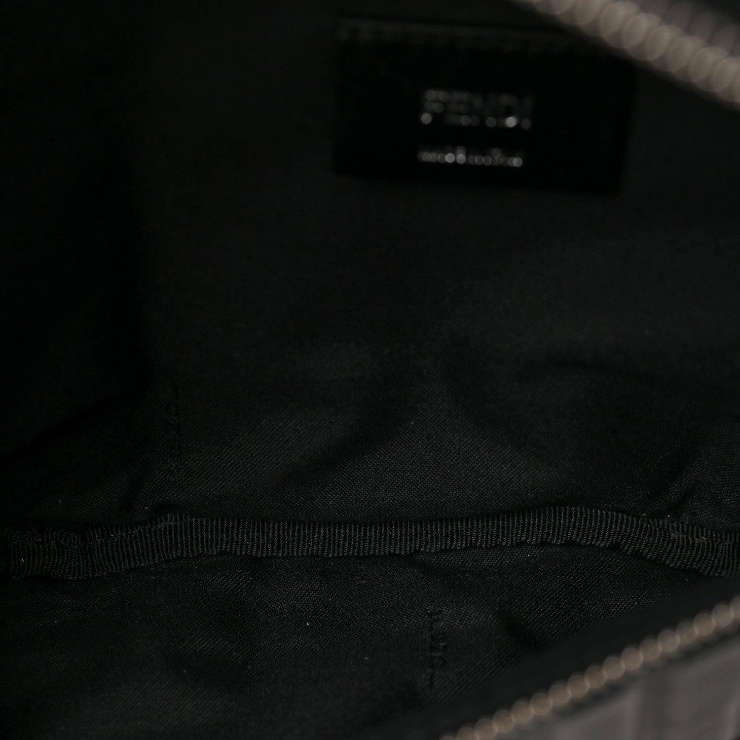 Fendi Nappa FF 1974 Embossed Belt Bag Black 5 of 9