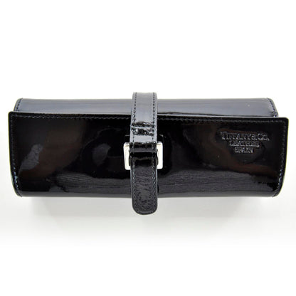 Tiffany Patent Leather Jewelry Roll Black 1 of 5