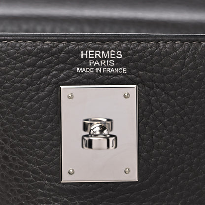 Hermes Taurillon Clemence Kelly Retourne 32 Graphite 6 of 15