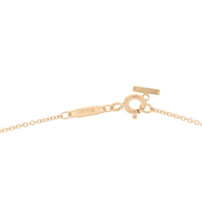 Tiffany 18K Yellow Gold Large T Smile Pendant Necklace 4 of 5