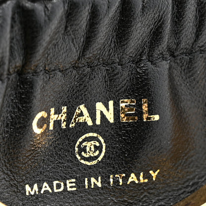 Chanel Lambskin Quilted Sphere Minaudiere Chain Clutch Black 6 of 11