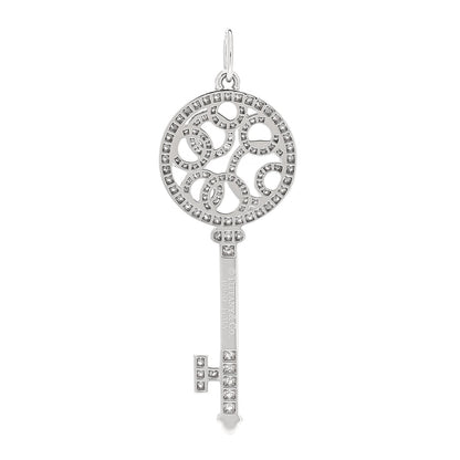 Tiffany Platinum Diamond Small Bubbles Key Pendant 3 of 4