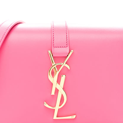 Saint Laurent Smooth Calfskin Small Classic Monogram Universite Bag Fuchsia 8 of 11