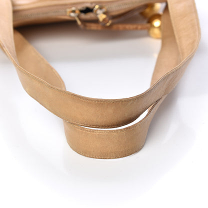 Chanel Lambskin CC Shoulder Bag Beige 11 of 12