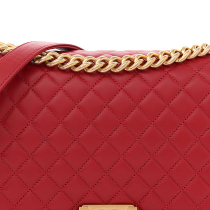 Chanel Lambskin Quilted New Medium Boy Flap Red 8 of 13