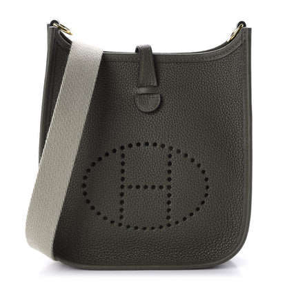 Hermes Taurillon Maurice Amazone Evelyne TPM Vert Olive Sauge 1 of 10