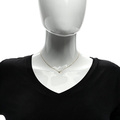 Cartier 18K Yellow Gold Diamond LM D'Amour Pendant Necklace 2 of 5