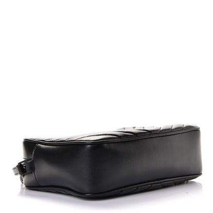 Saint Laurent Calfskin Matelasse Monogram Lou Camera Bag Black 3 of 6