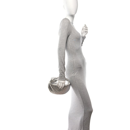 Bottega Veneta Metallic Nappa Intrecciato Mini Jodie Silver 2 of 11