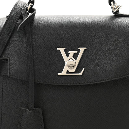 Louis Vuitton Calfskin Lockme Ever BB Black 7 of 9