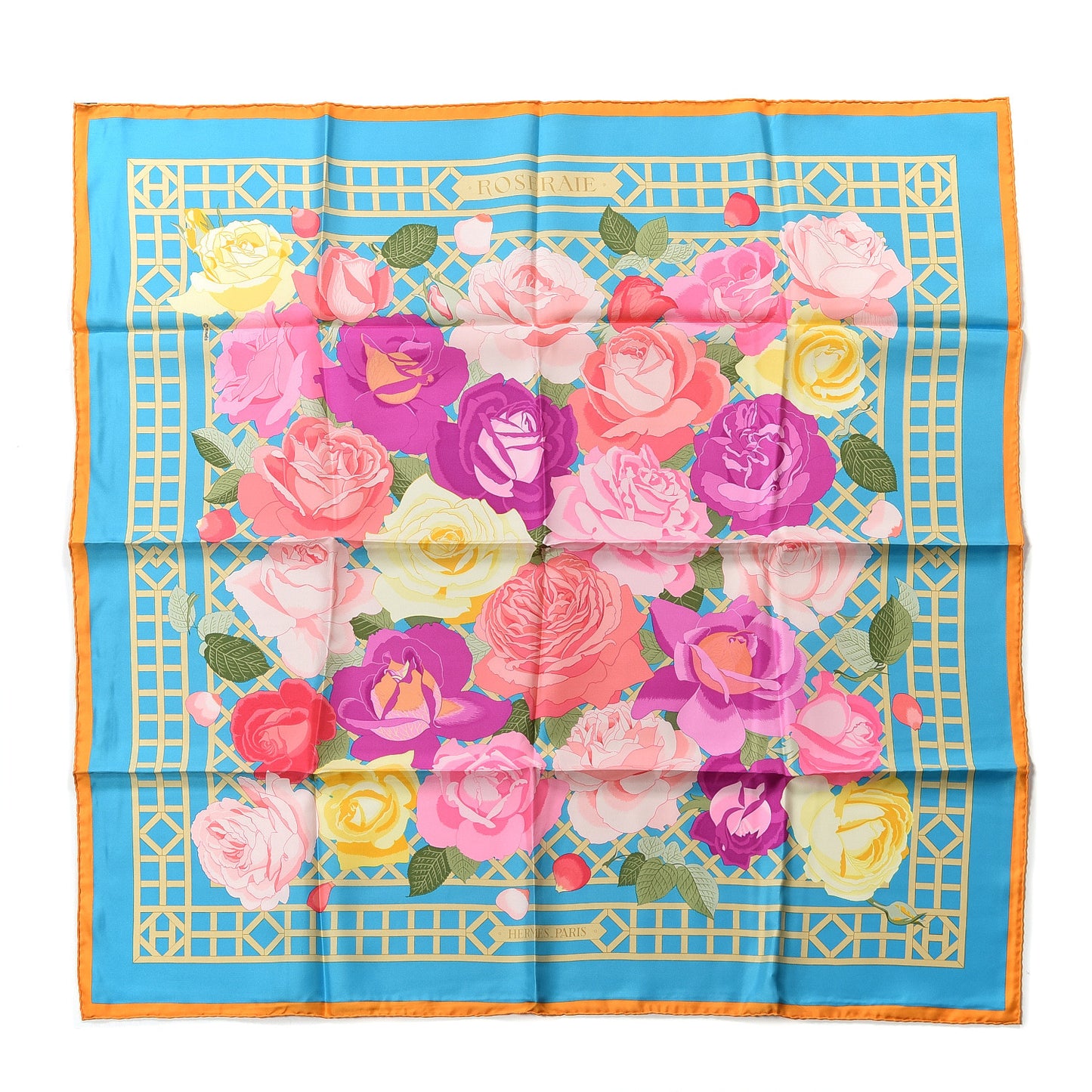 Silk Roseraie Scarf 90