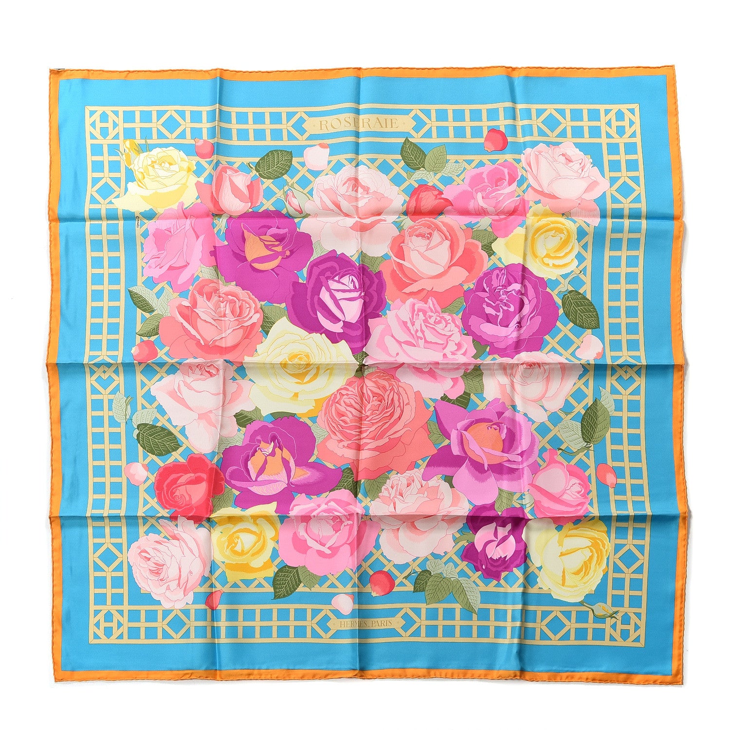Hermes Silk Roseraie Scarf 90 1 of 4