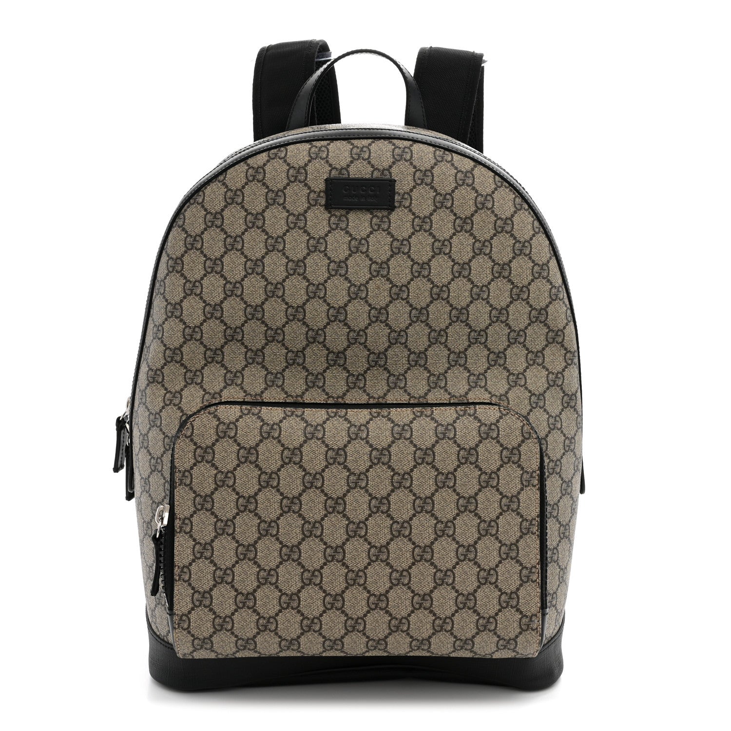 Gucci GG Supreme Monogram Medium Backpack Black 1 of 9