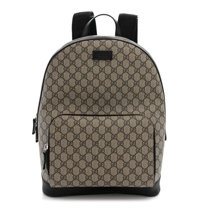 Gucci GG Supreme Monogram Medium Backpack Black 1 of 9