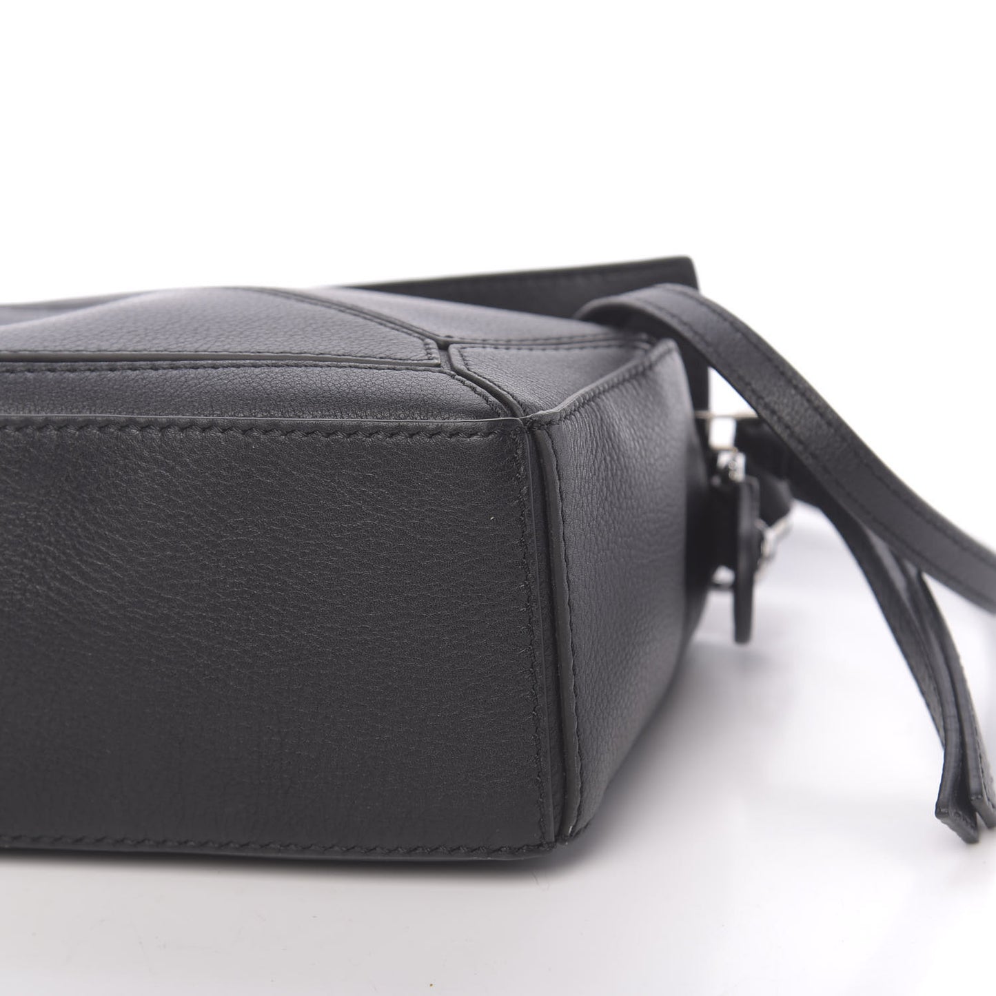 Calfskin Mini Puzzle Bag Black