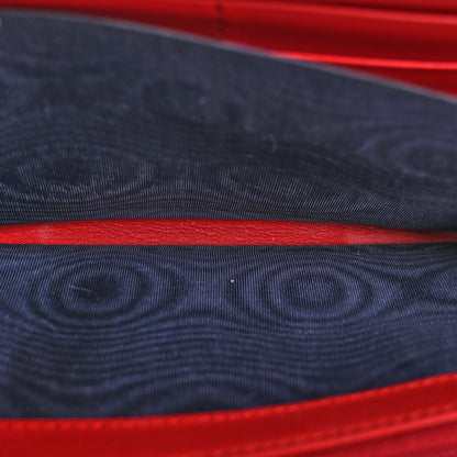 Gucci GG Supreme Monogram Blooms Zip Around Wallet Blue Red 5 of 17