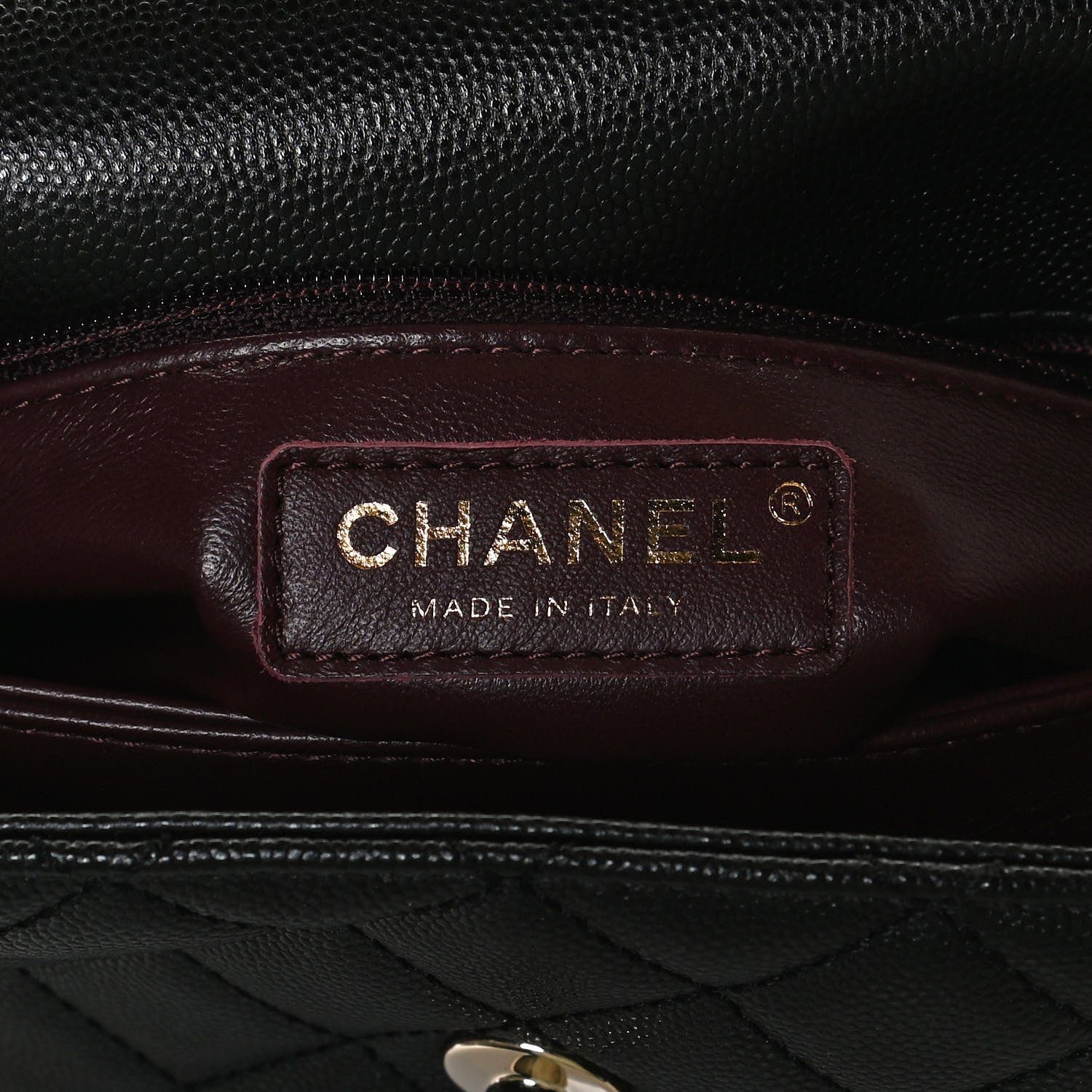 Chanel Caviar Quilted Mini Coco Handle Flap Black 6 of 9