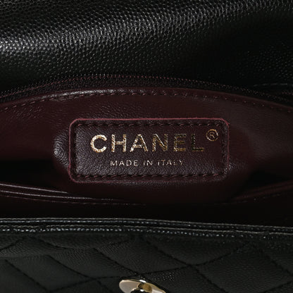 Chanel Caviar Quilted Mini Coco Handle Flap Black 6 of 9