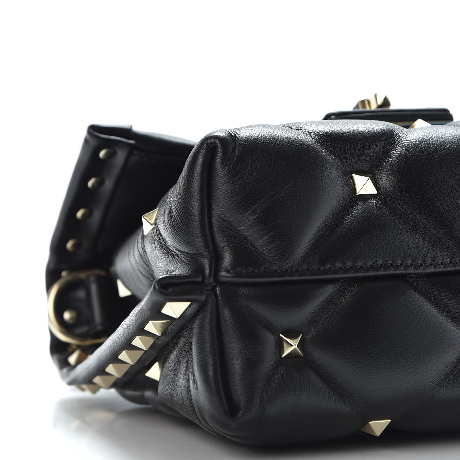 Valentino Garavani Nappa Mini Candystud Top Handle Bag Black 5 of 9