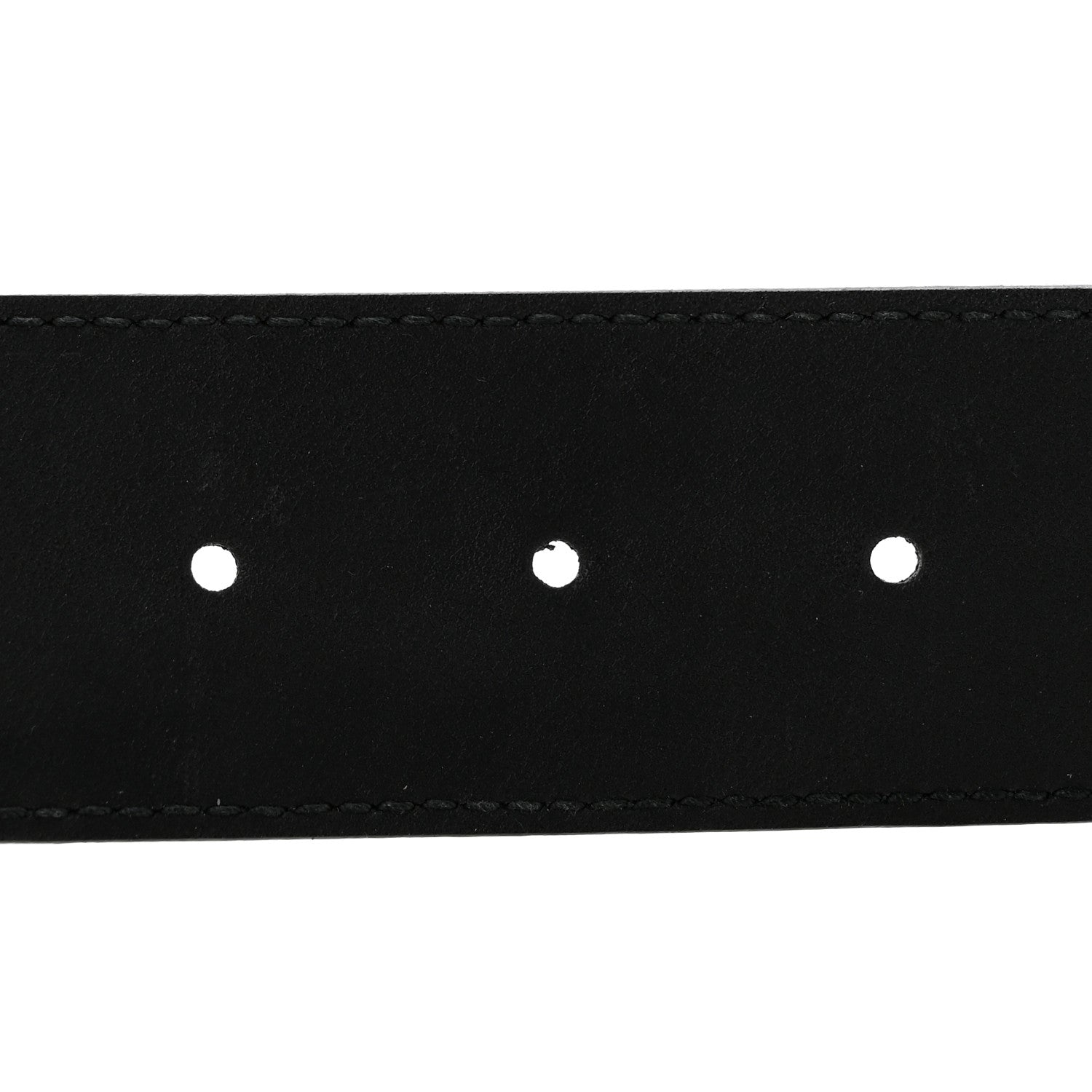 Gucci Textured Calfskin Double G 40mm Belt 75 30 Black 4 of 8