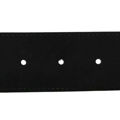 Gucci Textured Calfskin Double G 40mm Belt 75 30 Black 4 of 8