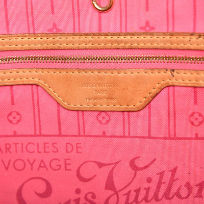 Louis Vuitton Monogram Roses Neverfull MM 6 of 21