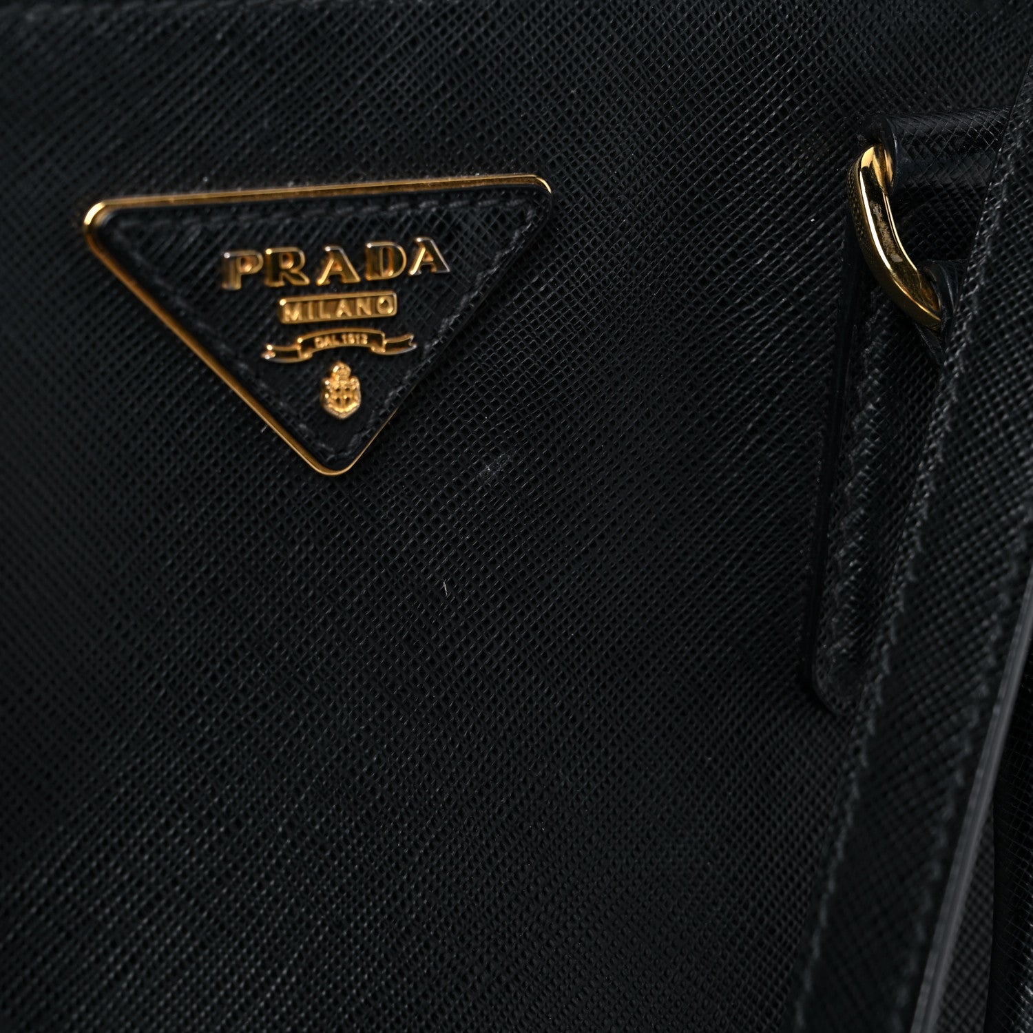 Prada Saffiano Large Galleria Double Zip Tote Black 23 of 27