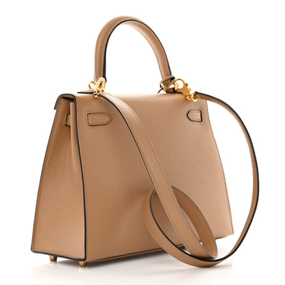 Hermes Epsom Kelly Sellier 25 Chai 2 of 13