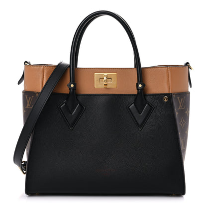 Louis Vuitton Calfskin Monogram On My Side Black 1 of 17