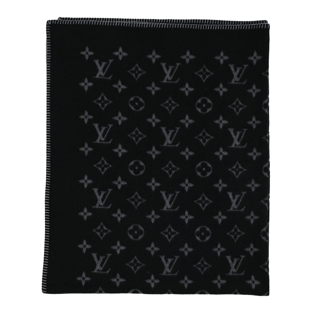 Louis Vuitton Wool Monogram Eclipse Blanket 1 of 3