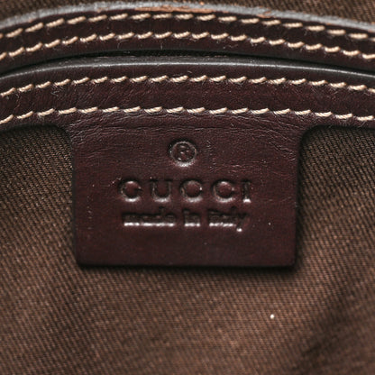 Gucci GG Supreme Monogram Small Flat Messenger Bag Dark Brown 6 of 10