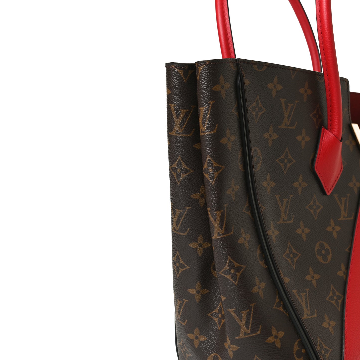 Calfskin Monogram Kimono Tote Cherry