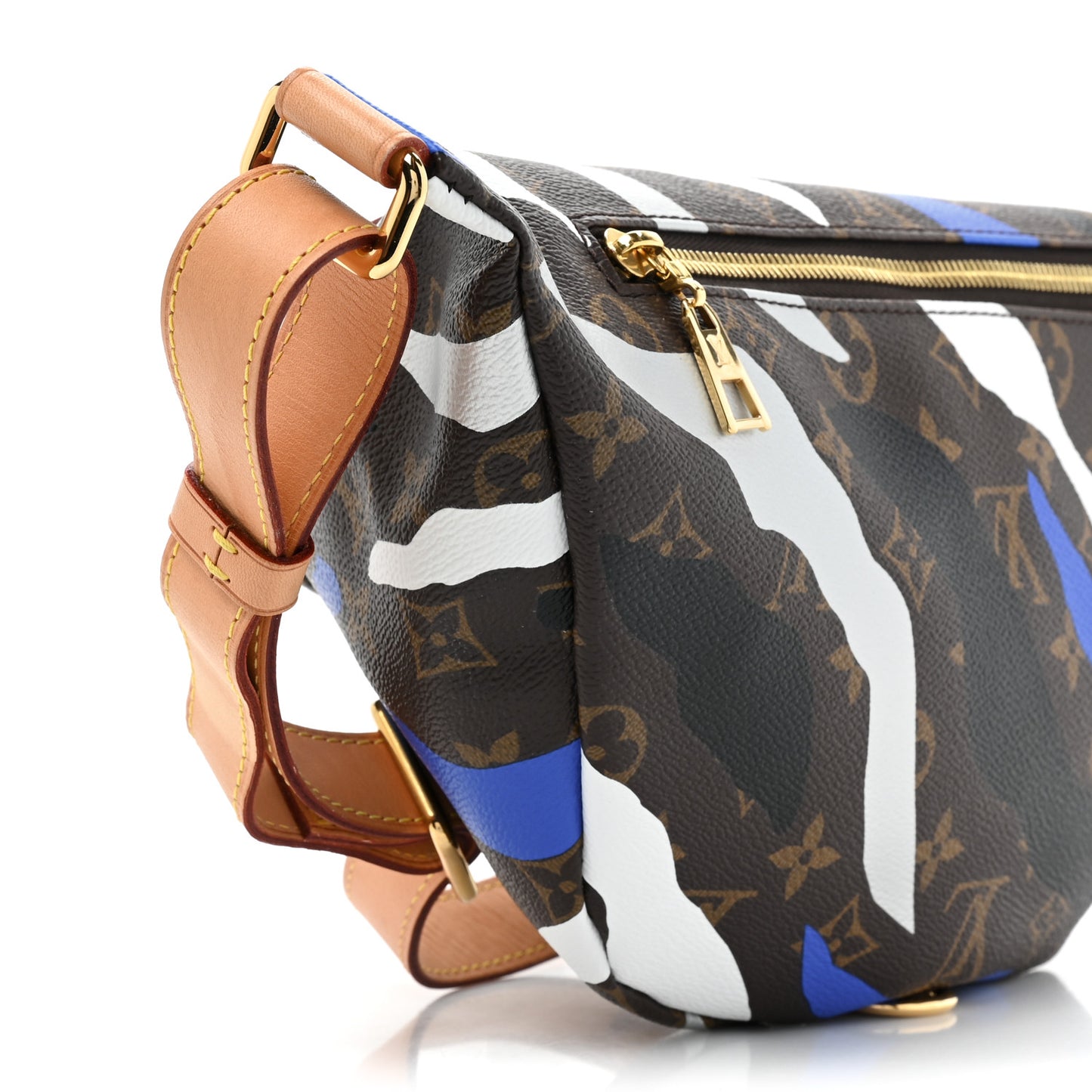 x LoL Monogram Bumbag Blue Silver
