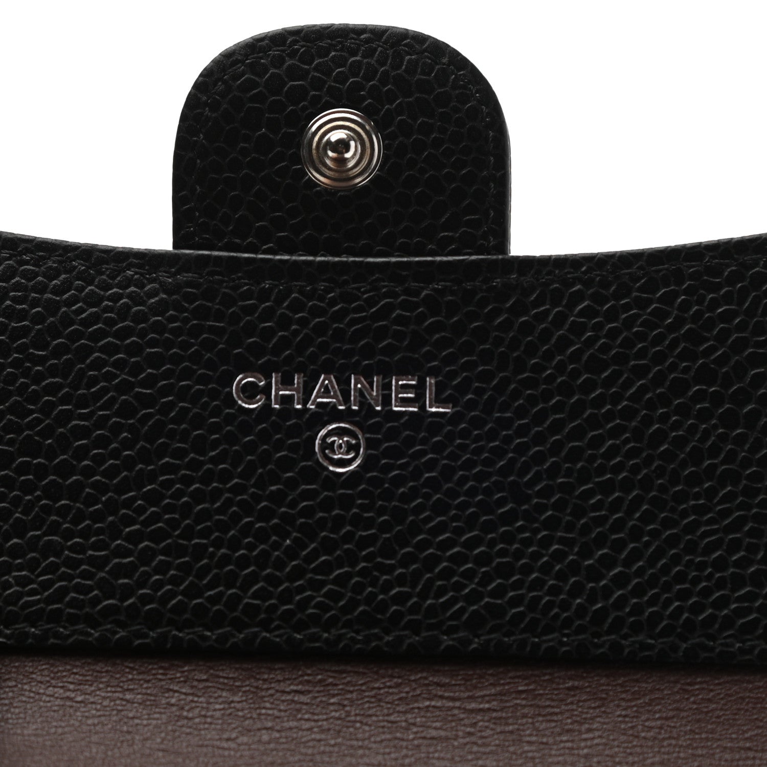 Chanel Caviar Quilted Compact Flap Wallet Black 6 of 10