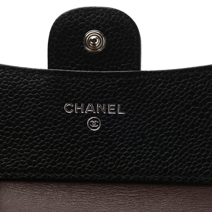 Chanel Caviar Quilted Compact Flap Wallet Black 6 of 10
