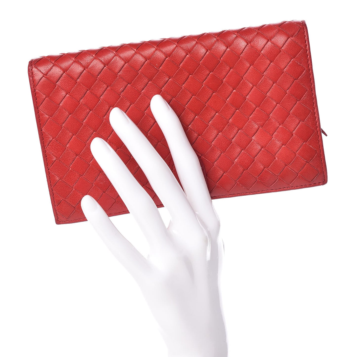Nappa Intrecciato Continental Snap Wallet