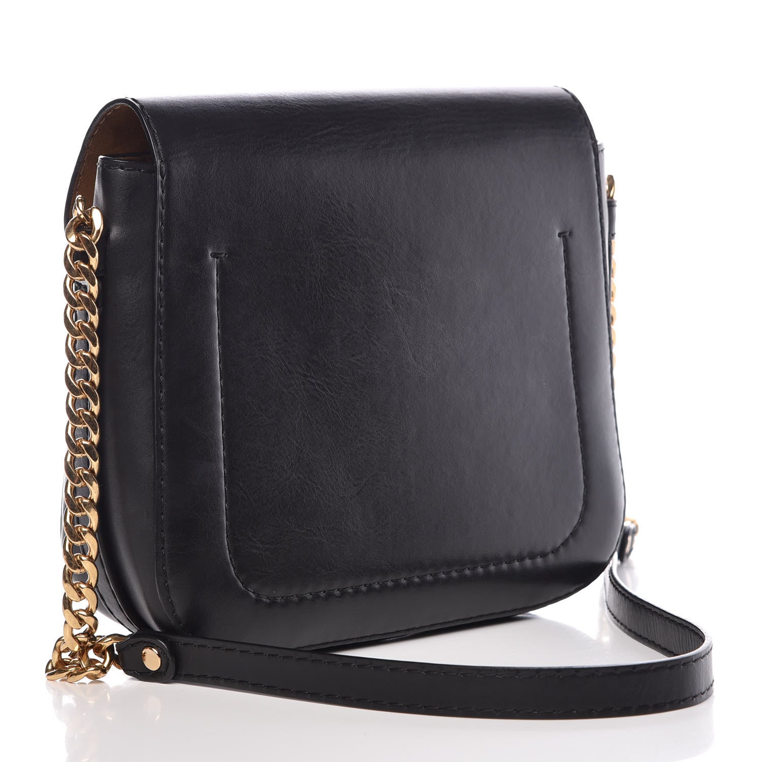 Stella McCartney Eco Alter Nappa Popper Shoulder Bag Black 3 of 12