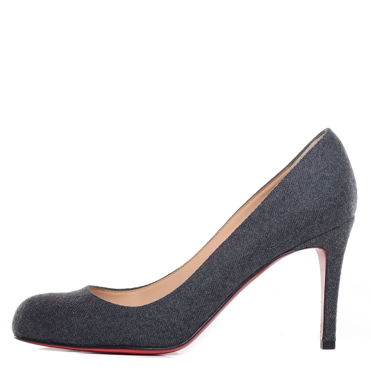 Flannel Simple 85 Pumps Light Grey 36.5
