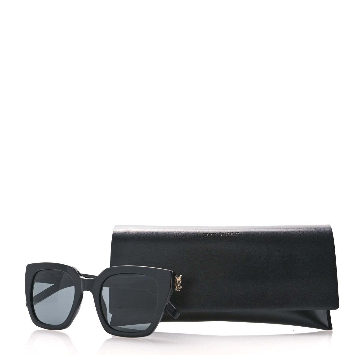 Saint Laurent Acetate Cat Eye Sunglasses SL M143 Black 7 of 7