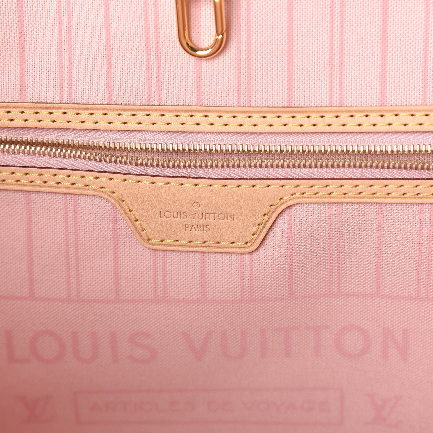 Louis Vuitton Damier Azur Neo Neverfull GM Rose Ballerine 7 of 11